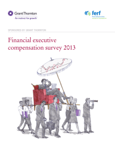 Financial executive compensation survey 2013