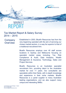 Tax Market Report & Salary Survey 2014