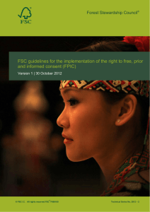 FSC guidelines for the implementation of the right to free, prior and