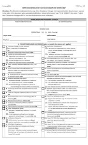 51R Compliance Package Checklist