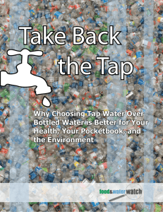 Why Choosing Tap Water Over Bottled Water is