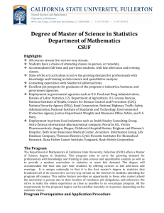 PDF brochure - Department of Mathematics