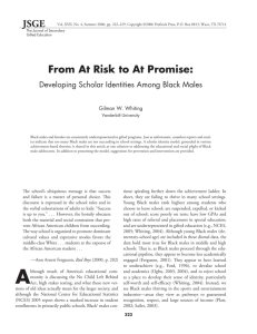 JSGE From At Risk to At Promise: