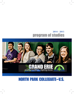 north park collegiate–vs - Grand Erie District School Board