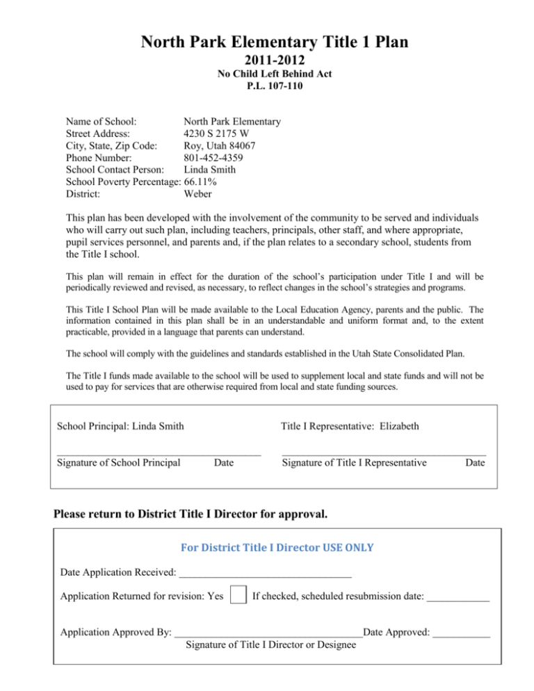north-park-elementary-title-1-plan