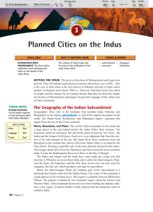 Planned Cities on the Indus - Octorara Area School District