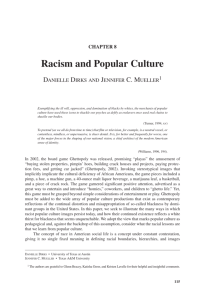 Racism and Popular Culture