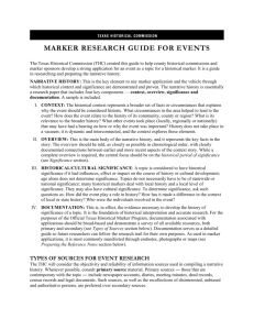 marker research guide for events