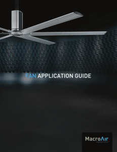 Copyright © MacroAir Technologies Application Guide macroairfans