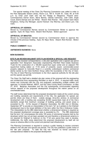 September 30, 2015 Approved Page 1 of 6 The special meeting of