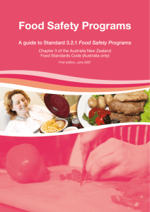 Food Safety Programs - Department of Health
