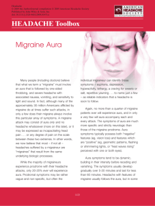 Migraine Aura - American Headache Society