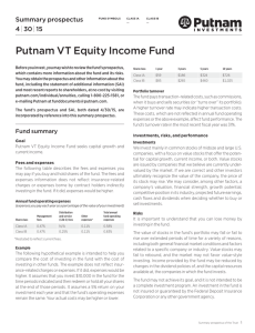 Putnam VT Equity Income Fund