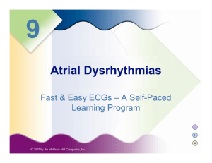 Atrial Dysrhythmias