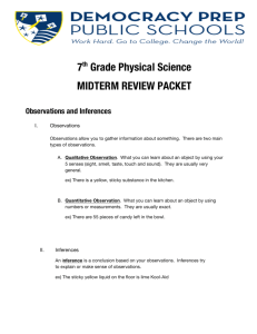Midterm Review Packet