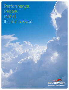 Southwest Airlines Corporation Annual Report 2009
