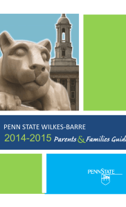 Parent Guide 2014-15 edited for PDF - Penn State Wilkes