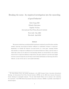 Breaking the norm: An empirical investigation into the unraveling of