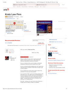 Kratz Law Firm - The American Genius