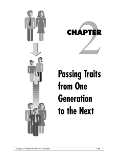 Passing Traits from One Generation to the Next