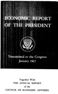 Economic Report of the President 1967