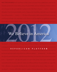 We Believe in America - The American Presidency Project