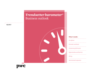 Trendsetter barometer® Business outlook