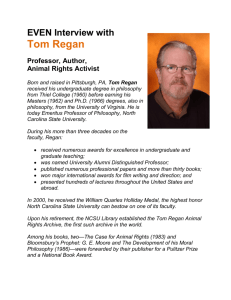 Read Exclusive EVEN Interview with Tom Regan