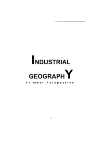 industrial geography - European Academic Research Journal