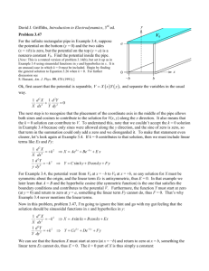 David J. Griffiths, Introduction to Electrodynamics, 3 ed. Problem