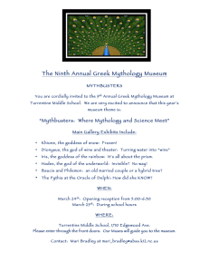 The Ninth Annual Greek Mythology Museum
