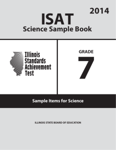 ISAT 2014 Science Sample Book - Grade 7