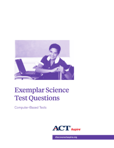 Exemplar Science Test Questions