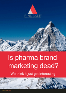 Is pharma brand marketing dead?