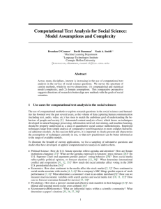Computational Text Analysis for Social Science: Model Assumptions