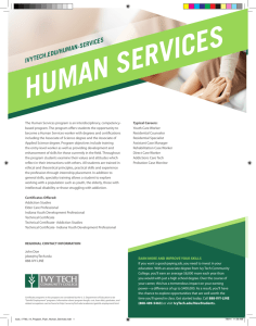 Human Services - Ivy Tech Community College