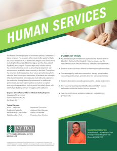 Human Services Information Sheet