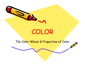 The Color Wheel & Properties of Color