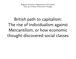 British path to capitalism: The rise of Individualism against