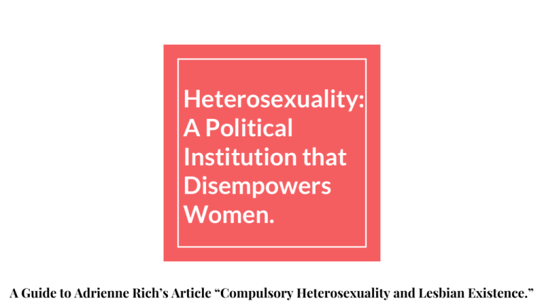 adrienne rich essay compulsory heterosexuality