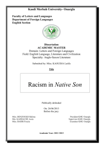 Racism in Native Son