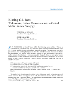 Kissing GI Joes - Journal of Curriculum Theorizing