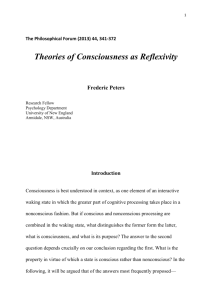 Theories of Consciousness as Reflexivity