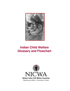 Indian Child Welfare Glossary and Flowchart
