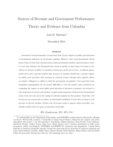 Sources of Revenue and Government Performance