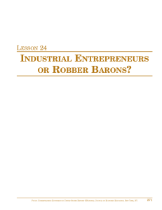 industrial entrepreneurs or robber barons?