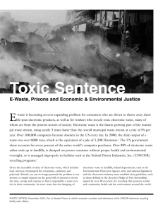 Toxic Sentence - Texas Campaign for the Environment