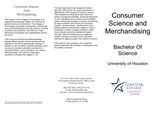 Consumer Science and Merchandising