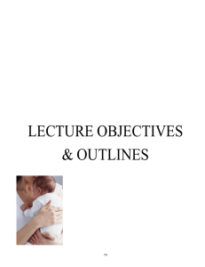 lecture objectives & outlines