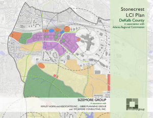 Stonecrest LCI Plan - DeKalb County Planning & Sustainability